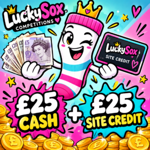 Weekly Draw #1 £25 Cash + £25 Site Credit